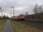 101 079-2 mit IC ...  Date Jan de Vries 27.03.2010