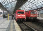 Hier links 101 013-1 ...  Alexander Borchardt 01.04.2010