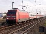 101 120 erreichte mit dem EC 378 Wien-Binz am 23.April ...