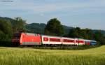 101 128-7 mit dem CNL 472/D 50472 (Basel SBB-Koebenhavn H/Moskva ...