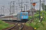UNICEF 101 016 mit dem EC am Harken am Abzwg. ...