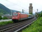 101-107 f�hrt am 17.6.10 mit dem EC 6 Chur-Hamburg Altona ...