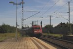 BR 101 mit Zugen 101 023, am 17.06.2010 in Lehrte.