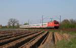 BR 101 mit Zugen Am 18. April 2010 eilt 101 137 mit dem EC 391 von Frankfurt (Main) nach Linz �ber die Main-Neckar Bahn. Die Aufnahme entstand bei H�hnlein-Alsbach an der Bergstra�e.