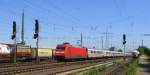BR 101 mit Zugen DB 101 111-3 mit dem IC 2026 von Frankfurt (M) Hbf nach Hamburg-Altona, in Mainz-Mombach; 16.07.2010