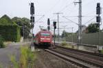 BR 101 mit Zugen 101 115-4, verl�sst Lehrte am 23-07-10
