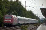 BR 101 mit Zugen 101 002 am Abend des 23.05.2010 bei der Durchfahrt durch Berg am Laim.