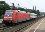 101 094-1 zieht einen 1.Klasse IC Wagen rtg K�ln Deutzerfeld ...