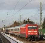 Die 101 098-2 fuhr ...  Richard 03.01.2011