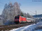 Ein Intercity im Winterimpression ...  Tobias Sachs 28.12.2011