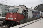 101 070-1 Die Adler Mannheim am 11.11. 09 mit dem EC ...