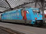 101 016-4 Unicef in K�ln Hbf am 22.01.2010  ...