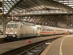 BR 101 Werbelokomotiven 101 034-7 in K�ln Hbf. am 30.01.2010
