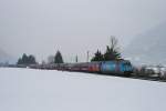 101 016 mit DZ 13211 „Alpen Expres“ (Utrecht – Bischofshofen) ...