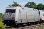 101 034-7 In Form am 27.06.2010 bei Woltorf in Richtung ...