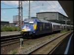 BR 101 Werbelokomotiven 101 101 mit IC337 in Duisburg Hbf, 18.07.2010