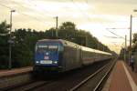 BR 101 Werbelokomotiven 101 070 mit einem IC in Leiferde am 15.07.2010