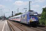 101 101-4 Europa mit einem Intercity in D�sseldorf Oberbilk am ...