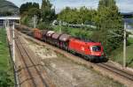 br-1016 28.9.07 An dem Tag war f�r den Zug eigentlich die 1116 280 geplant gewesen. Mit dem DG 56011 von Gm�nd nach Kledering kam dann aber doch nur die 1016 002 daher.