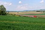 1016 029 mit OEC 741 bei Sch�nfeld (11.05.2010)  ...