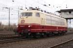 103 113-7 bei der Lokparade in Koblenz-L�tzel am 03.04.2010  ...