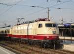BR 103 BR 103 bei einem kurzen Aufenthalt in Wien Heiligenstadt; 25.4.10