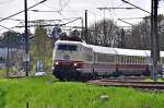 BR 103 103 235 auf dem Weg von Koblenz �ber Stralsund nach Binz am 02.05.2010