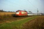 BR 103 103 129  bei Ebersbach ( Fils )  20.11.93