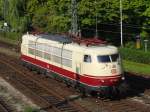 103 184 beim Rangieren ...  J�rgen Vos 23.08.2010