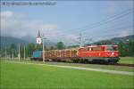 br-1042 15 Minuten vor dem Auftauchen der 1042.007 mit dem VG 78603 l�st sich gl�cklicherweise auch der Nebel vor der Sonne auf - wenn der Nebel noch nicht ganz 'verschwunden' ist, ergibt sich immer eine nette Stimmung - so wie hier im Liesingtal, genauer in Kammern, am 16.07.2010.
