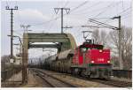 Die Reihe 1063 ist hier auf der Donaukanalbr�cke bei Wien/Erdbergerl�nde ...