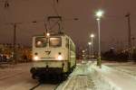 109-3 von Scandlines steht am Abend des 01.01.2010 in Berlin-Lichtenberg ...