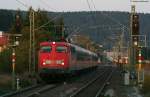 110 351-4 mit dem DZ 2607 (Konstanz-Bruchsal) bei Immendingen 19.9.09 ...