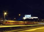 110 292-0 und eine Steuerwagen in Kufstein.02.01.2010  ...