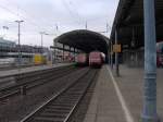 Die BR 110 des SCIENCE-EXPRESS am 23.1.10 im Bonner Hbf. ...