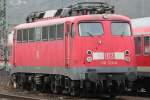 Die 110 326-6 steht ebenfalls abgestellt in Koblenz HBF am ...