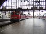 110 376-1 zieht ihre RB. am 14.08. 08 in den K�lner ...