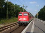 110 451-2 verl�sst am 30.06. 09 die Station H�melerwald  ...