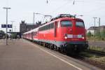 110 449- mit eine RE in Minden(Westf) am 15.08.09  ...