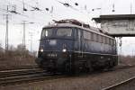 110 348-0 bei der Lokparade in Koblenz-L�tzel am 03.04.2010 um ...