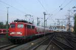110 507 mit einem RE aus Minden am 30.4.10 in ...