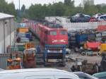 Am 20.07.2009 war 110 414-0 beim Bender in Opladen und ...