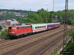 br-110-bugelfalte BR 115 als Ersatz-ICE Hamm - Bonn am 17.06.2010 in Wuppertal