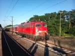 BR 110 als Schublok konnte am 26.06.2010 nicht aus Delmenhorst ...