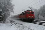 110 322 mit RB am 12.12.2009 in Haar.  ...