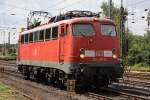 DB 110 497-5 am 5.7.10 Lz in Duisburg-Entenfang  ...