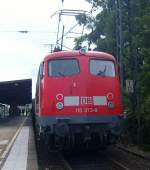Die 110 373-8 stand ...  Richard 22.08.2010