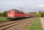 Mit einem RE 4 ...  Andreas Strobel 13.04.2011