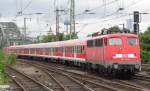 110 429-8 am Zugschluss ...  Maxim P. R. 14.08.2011