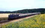 br-110-e-10 110 127  bei Vaihingen ( Enz ) Nord  21.07.89